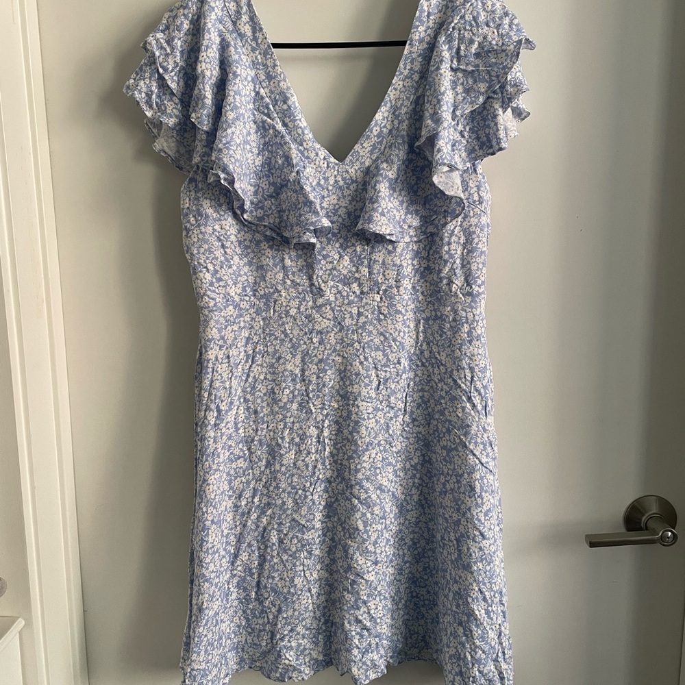 Floral summer mini dress